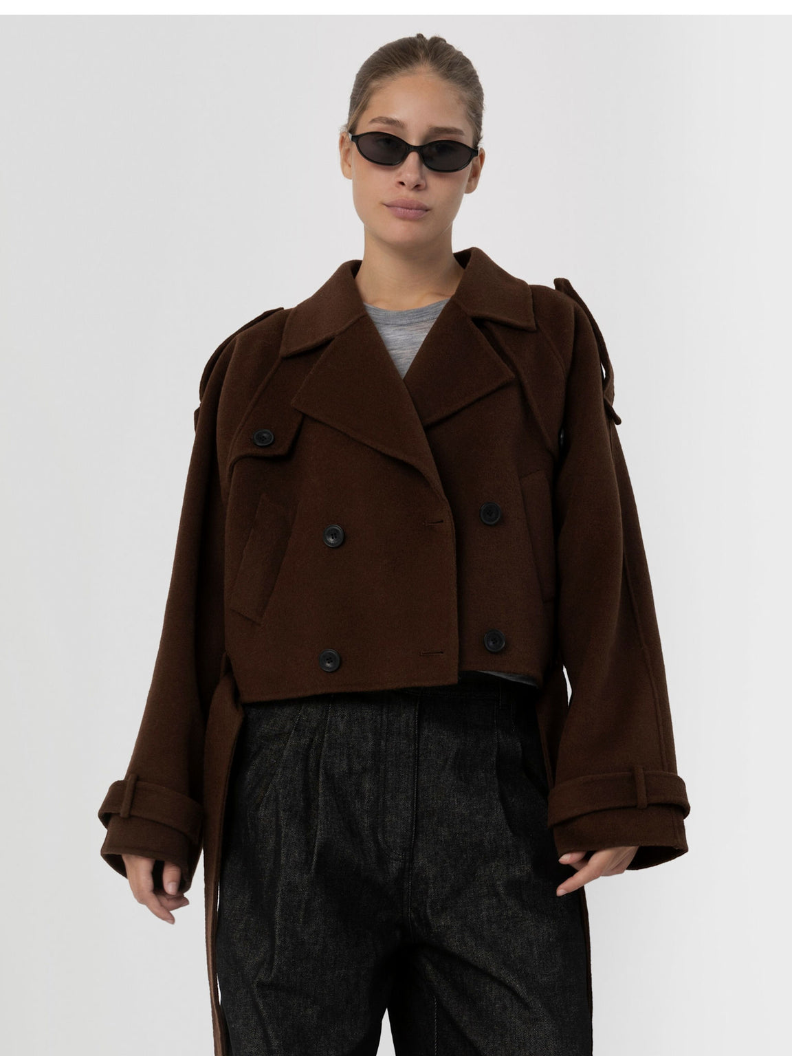 JOHN WOOL JACKET BROWN