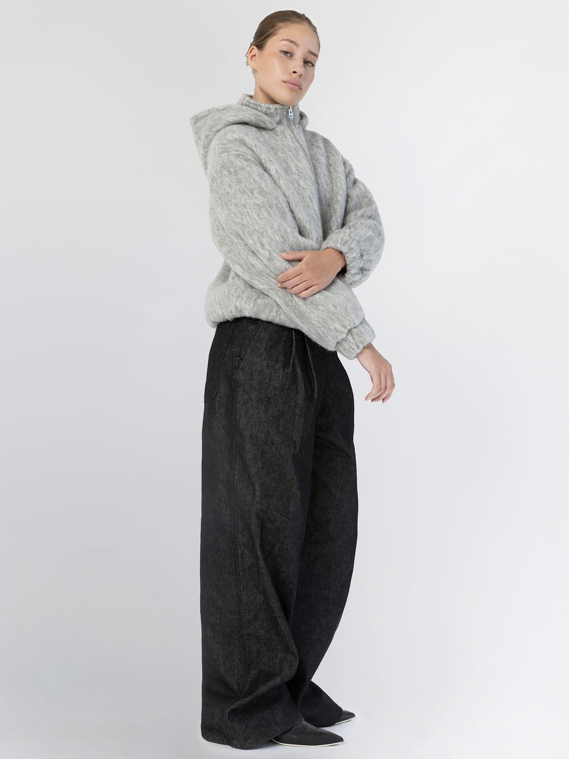 MILA BOMBER JACKET - MOHAIR