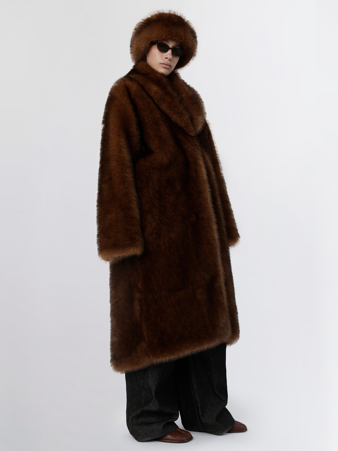 KATHA COAT - BROWN