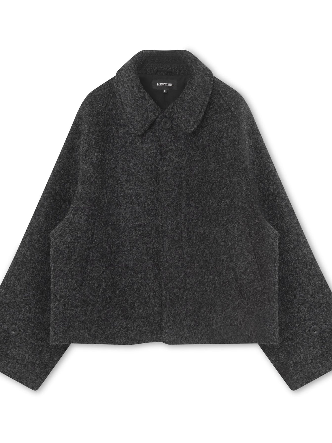 GIA BOUCLE JACKET - BLACK GREY