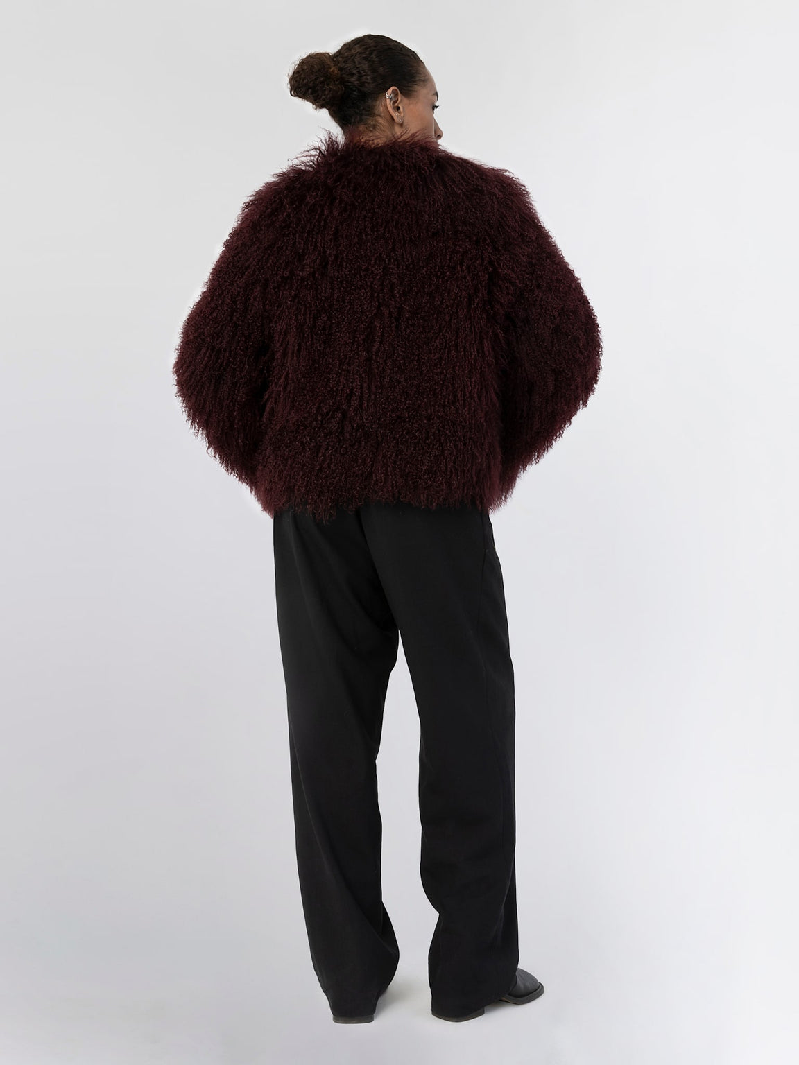 CARLY JACKET - BURGUNDY