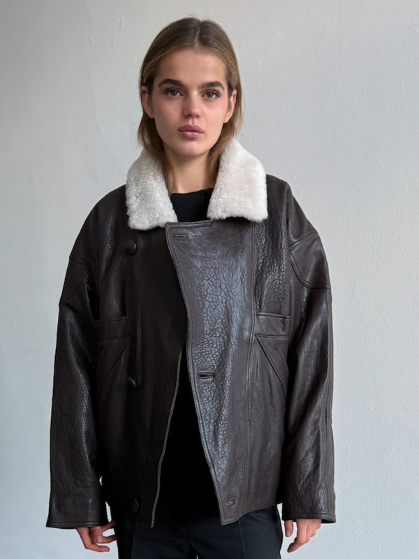 VENDA JACKET - BROWN