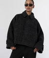 GIA BOUCLE JACKET - BLACK GREY