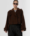 JOHN WOOL JACKET BROWN