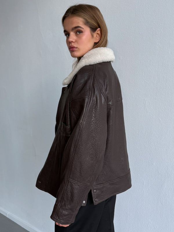 VENDA JACKET - BROWN