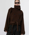 BELLO WOOL JACKET BROWN