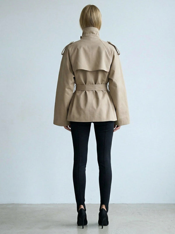 HEATHER TRENCH JACKET - BEIGE