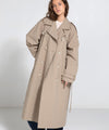 BOBBY CANVAS COAT - BEIGE