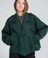 HANNI TWIL JACKET - GREEN