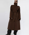 BELLO WOOL COAT - BROWN