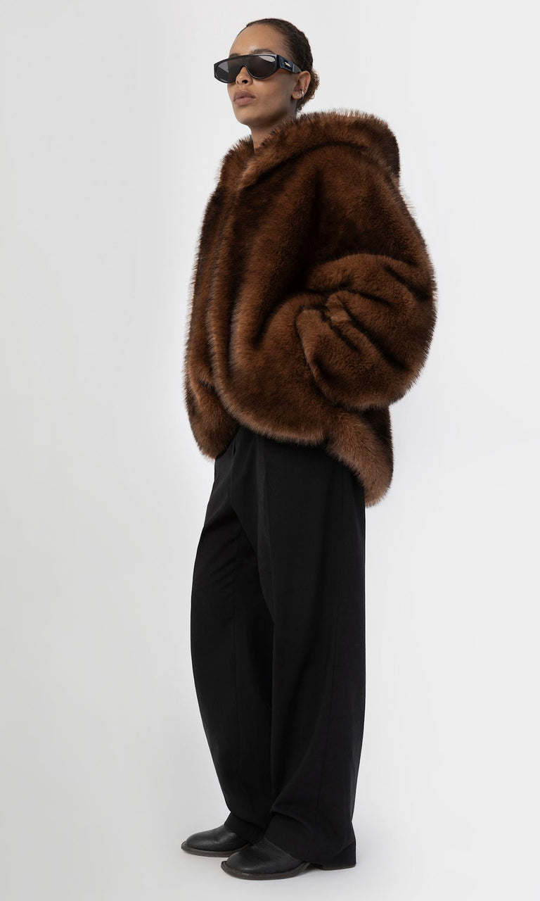 WILMA JACKET - BROWN