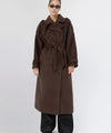 BEA WOOL COAT - BROWN