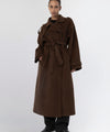 JOHN WOOL COAT - BROWN