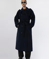 BEA WOOL COAT - NAVY
