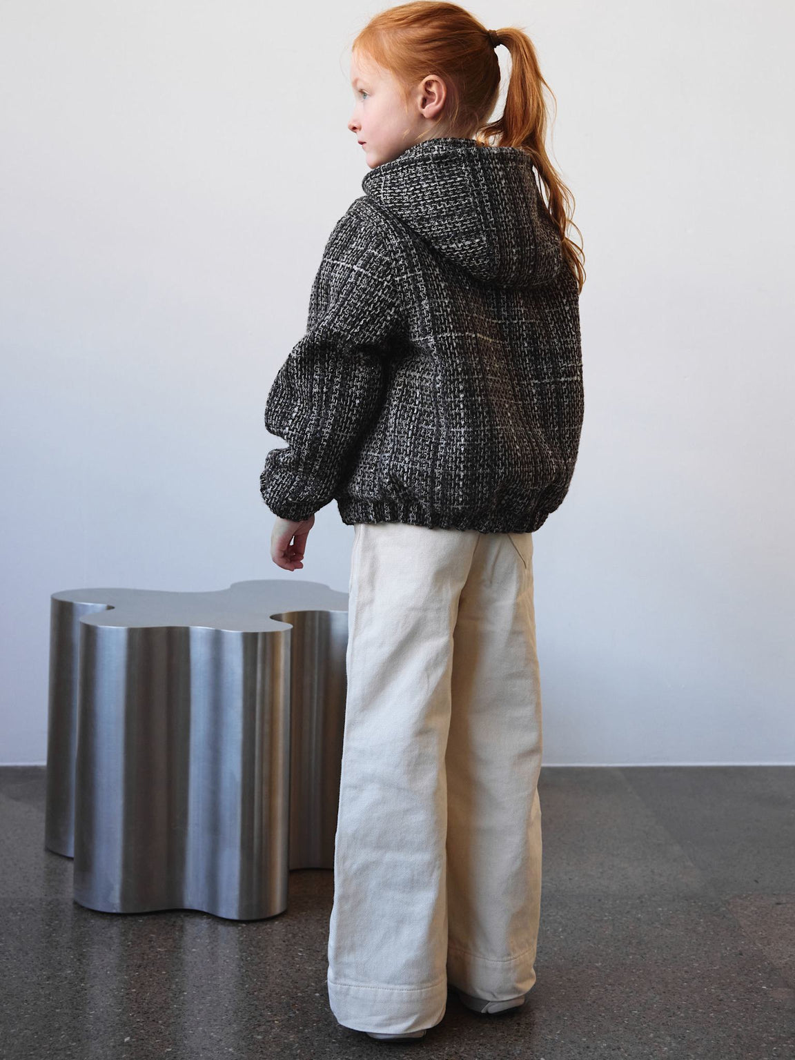 MILA KIDS JACKET - CHECKED