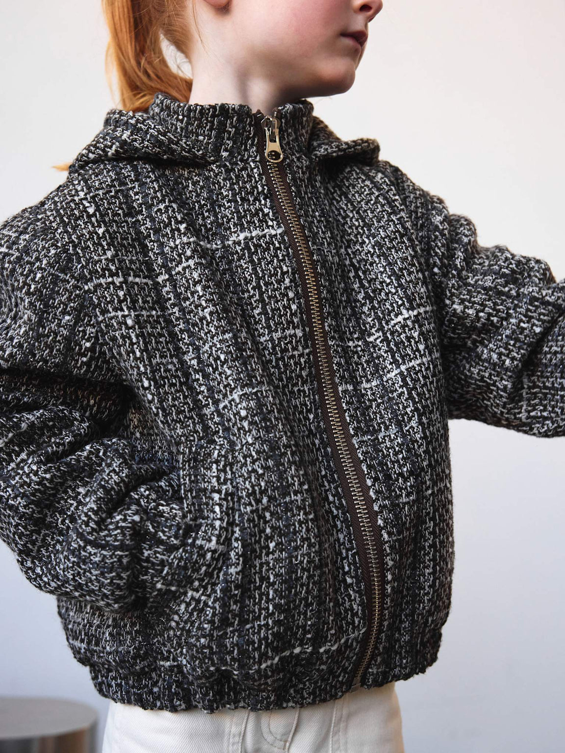 MILA KIDS JACKET - CHECKED