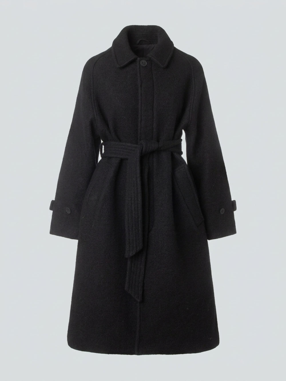 GIA COAT - WOOL - BLACK