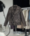 DODGE BIKER JACKET - BLACK
