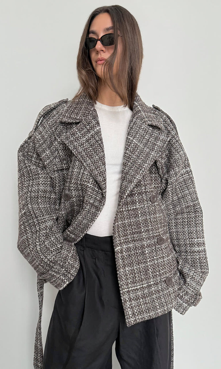 QUINN JACKET - TWEED