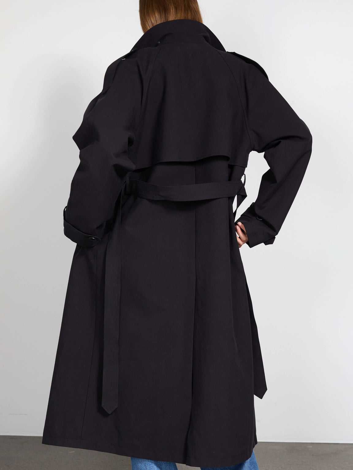 RICO CANVAS COAT - BLACK