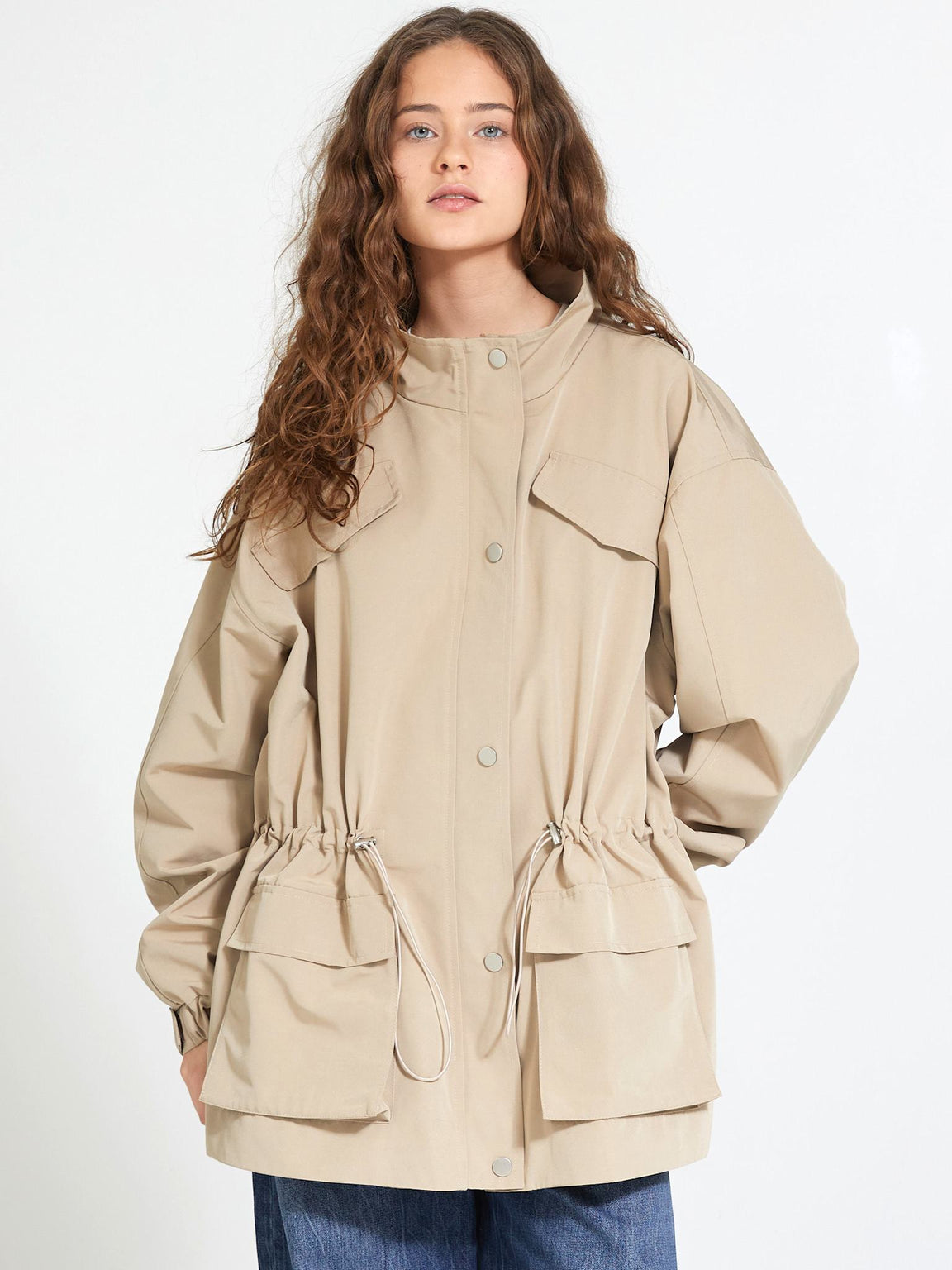 TRACY TECH JACKET - BEIGE