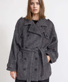 BEA WOOL JACKET - BLACK/GREY