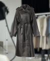 CASSANDRA TRENCHCOAT - BLACK