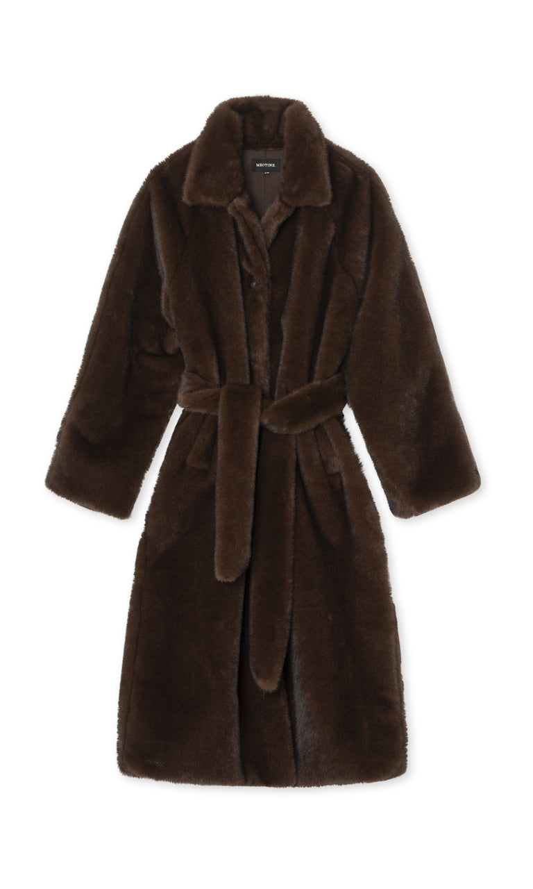 KELLY COAT - BROWN