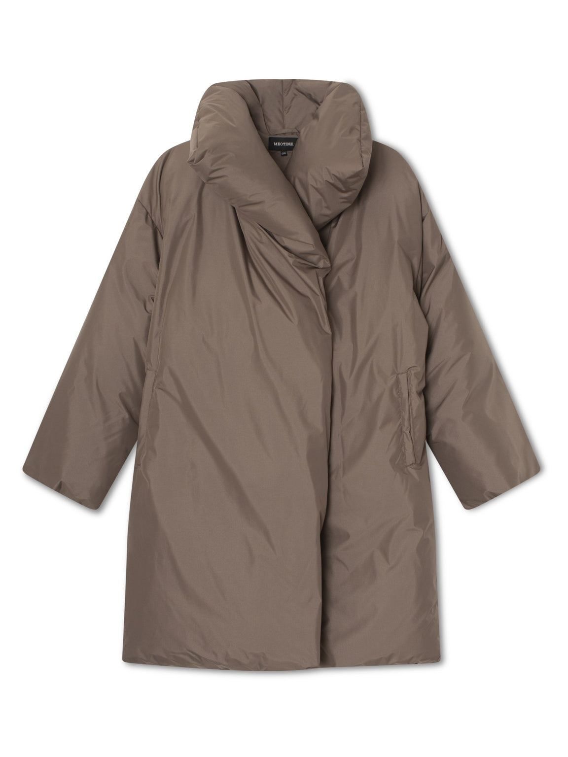 MOLLY PUFFER COAT - GREY/BROWN