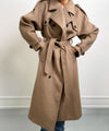 BEA WOOL COAT - BROWN