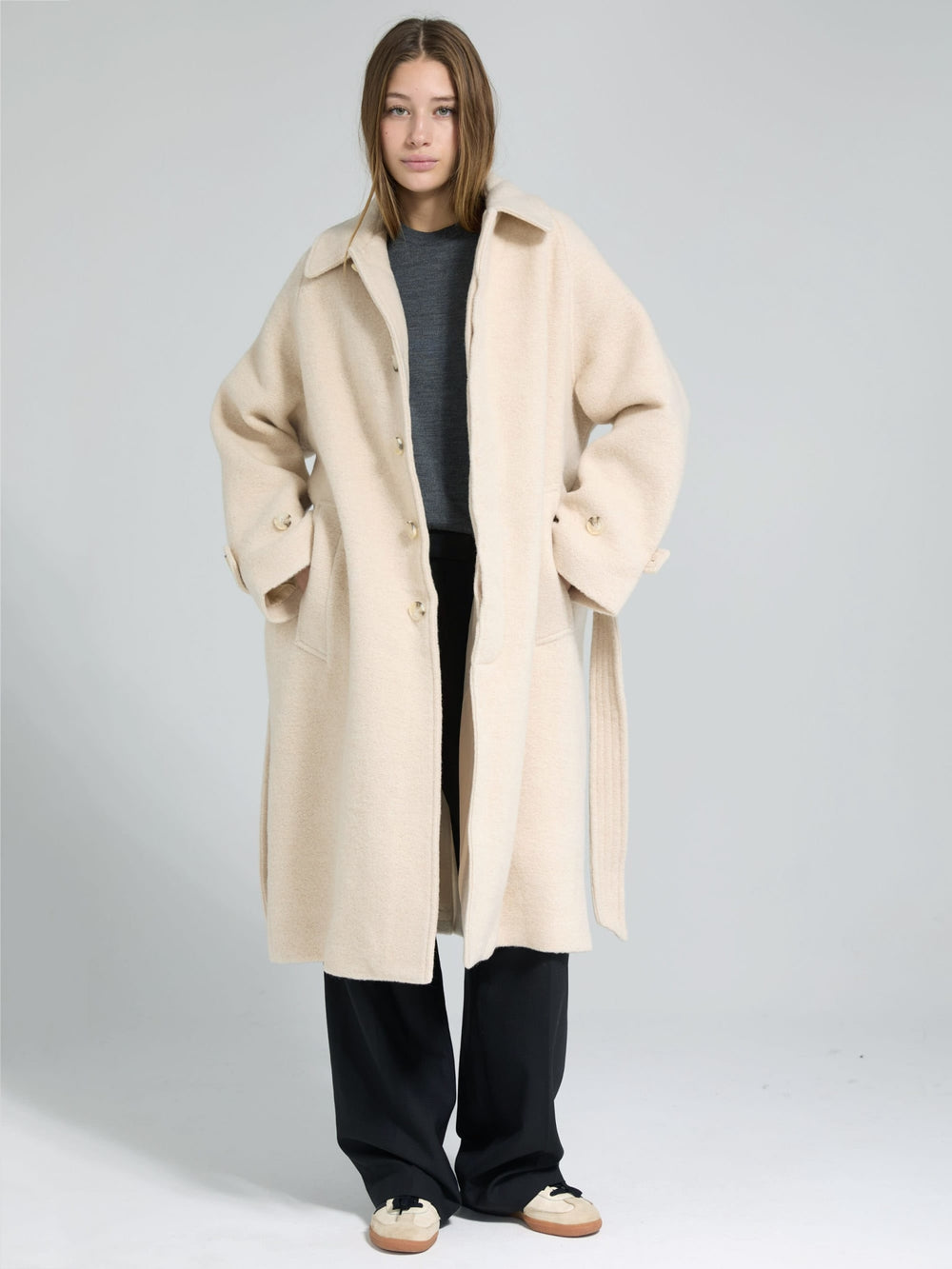 GIA COAT - WOOL - CREME