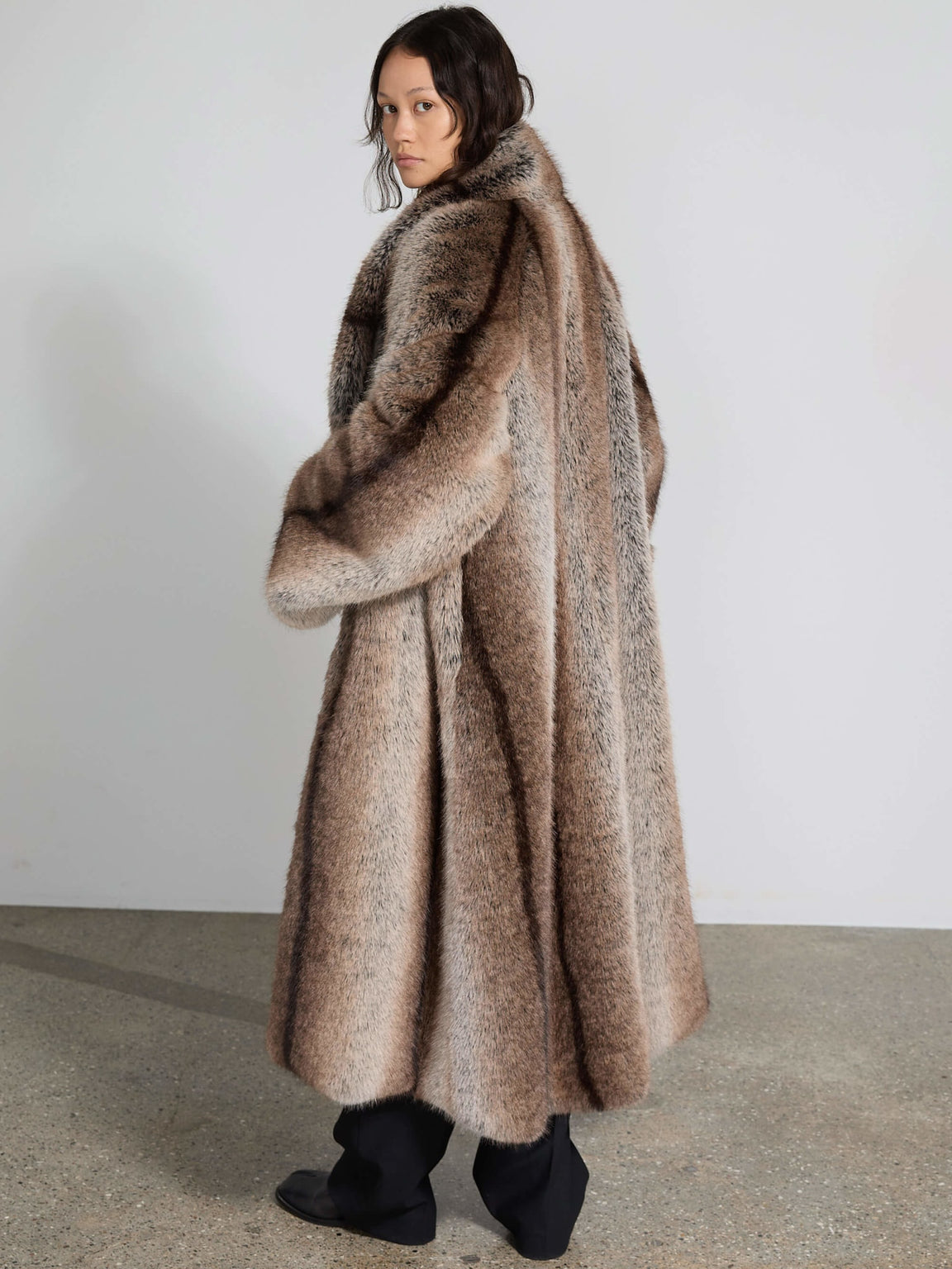 KATHA COAT - BROWN