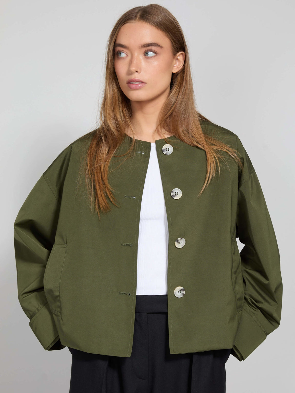 KARO JACKET - ARMY