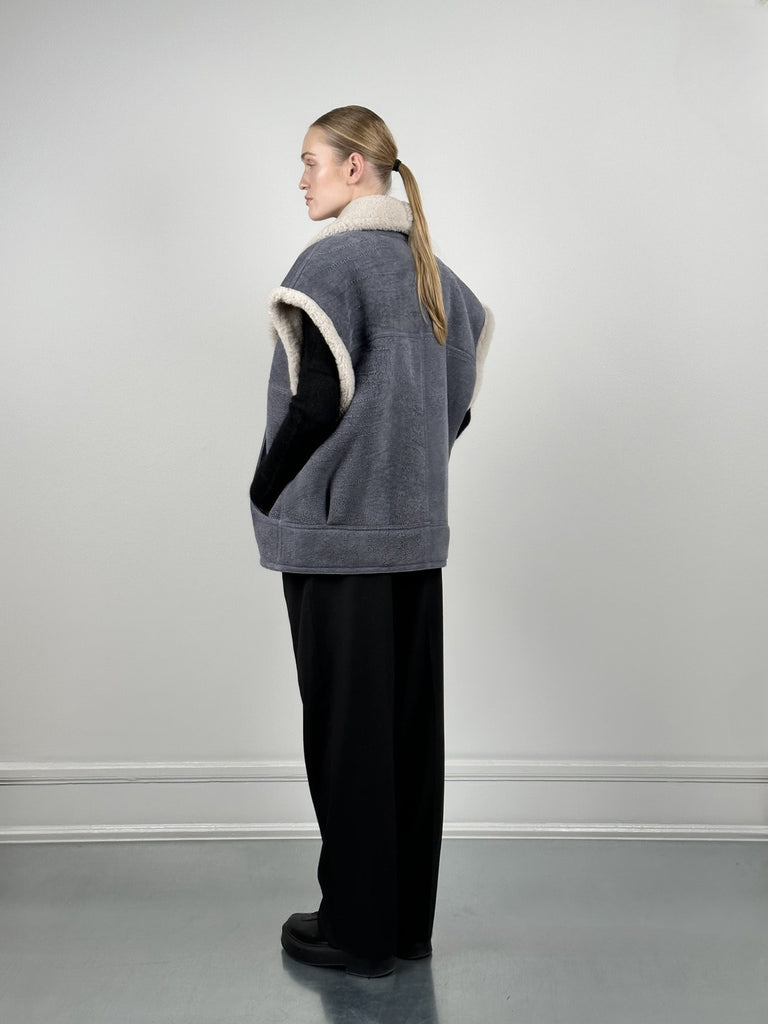 ZOE VEST - GREY