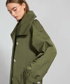 BELLO NYLON COAT - ARMY