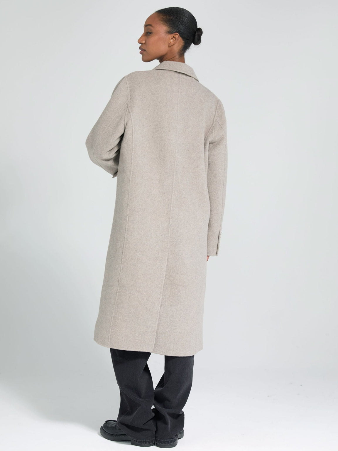 MILES WOOL COAT - BEIGE