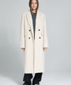 MILEY BOUCLE COAT - CRÈME