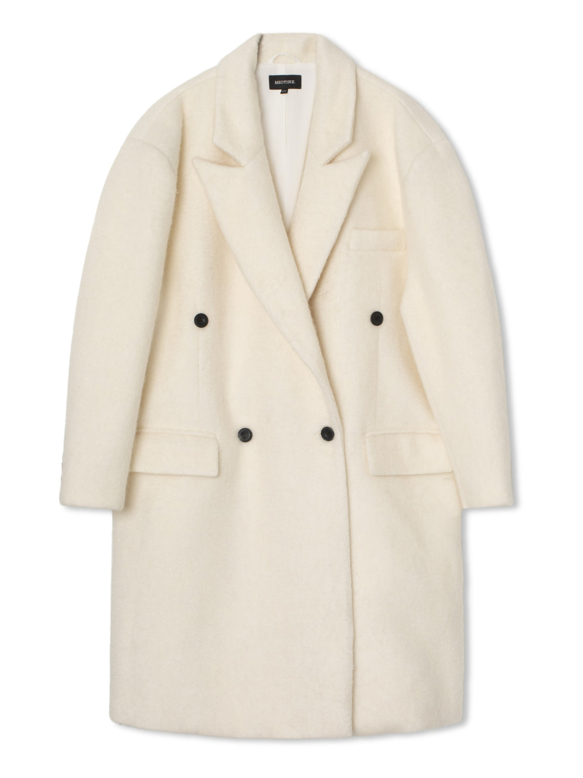 KYLIE MOHAIR COAT - CREME