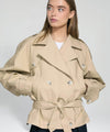 QUINN CANVAS JACKET - BEIGE