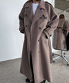 BEA WOOL COAT - DARK BEIGE