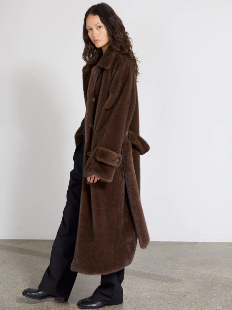 KELLY COAT - BROWN