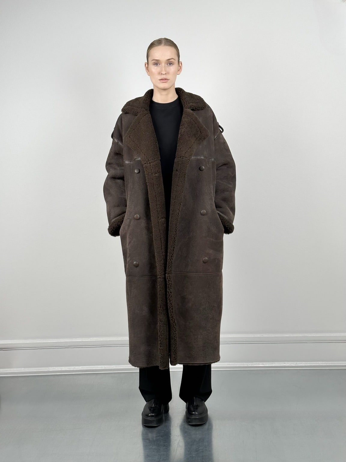 GRACE COAT - BROWN