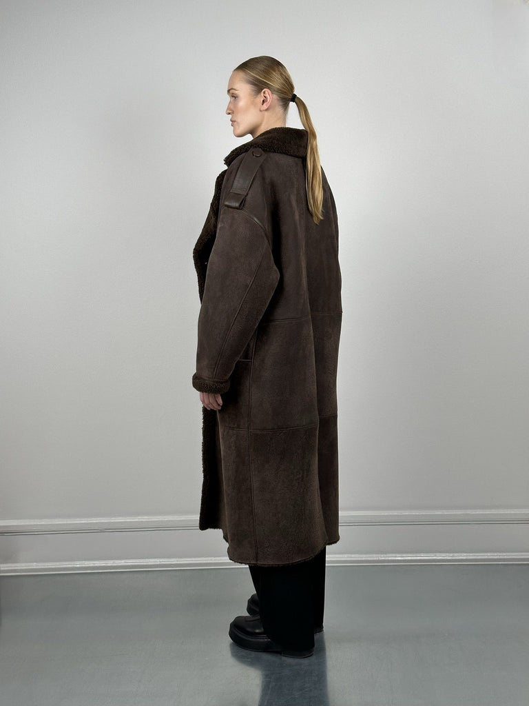 GRACE COAT - BROWN