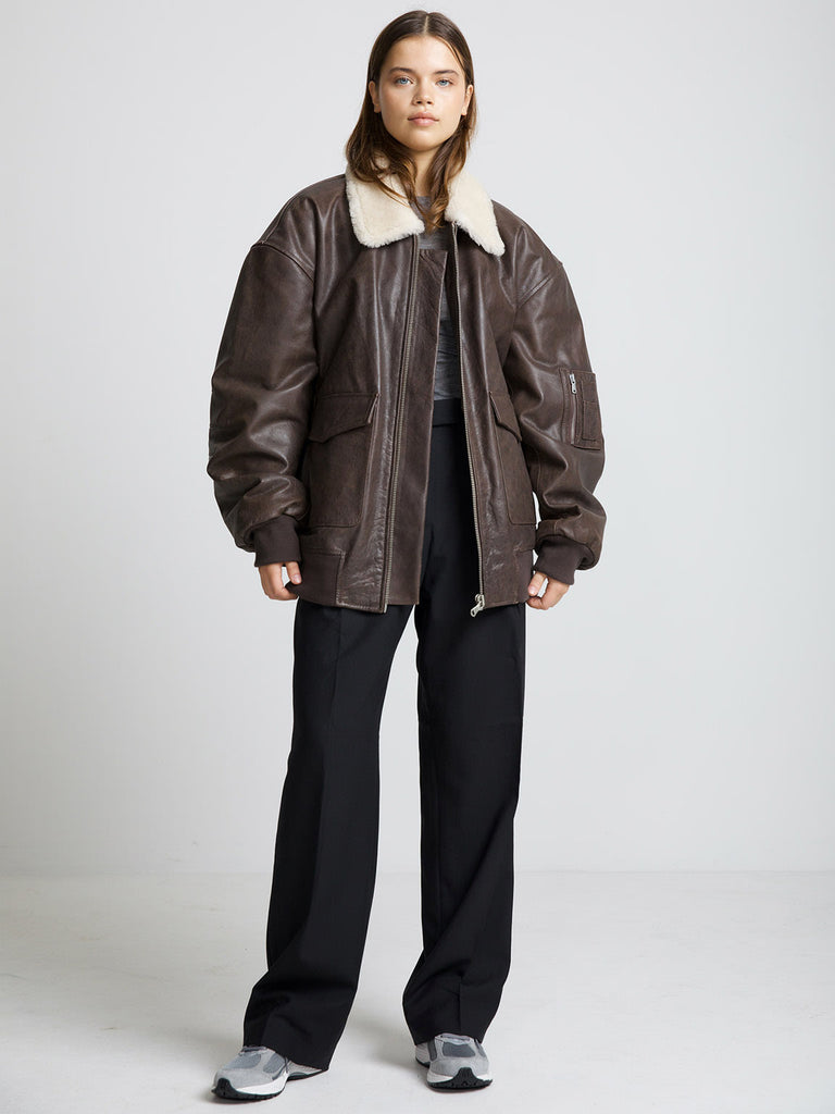 CLYDE BOMBER - SHEARLING