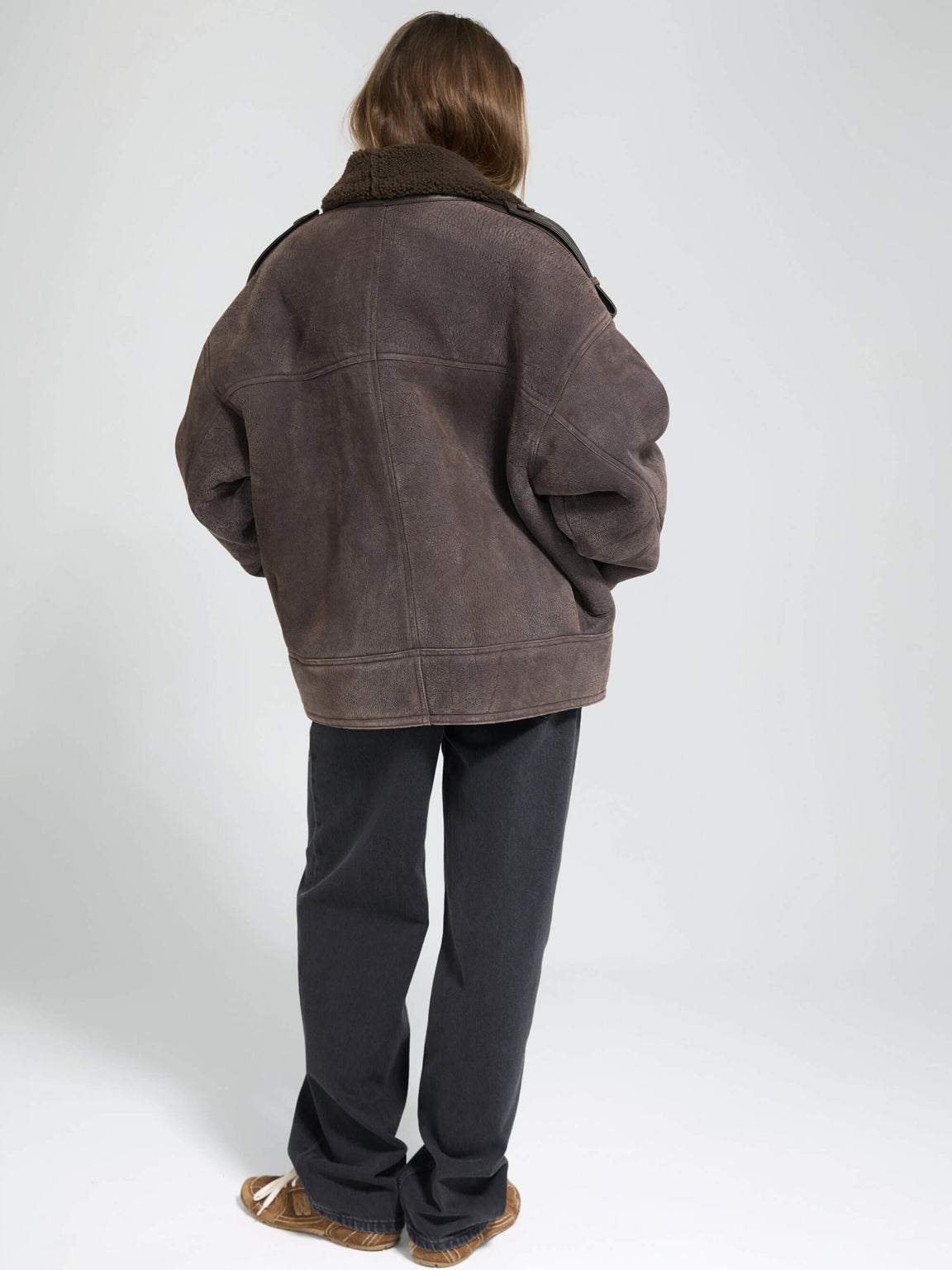 ZOE JACKET - DARK BROWN