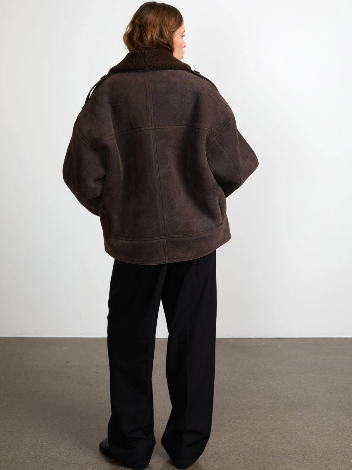 ZOE JACKET - DARK BROWN