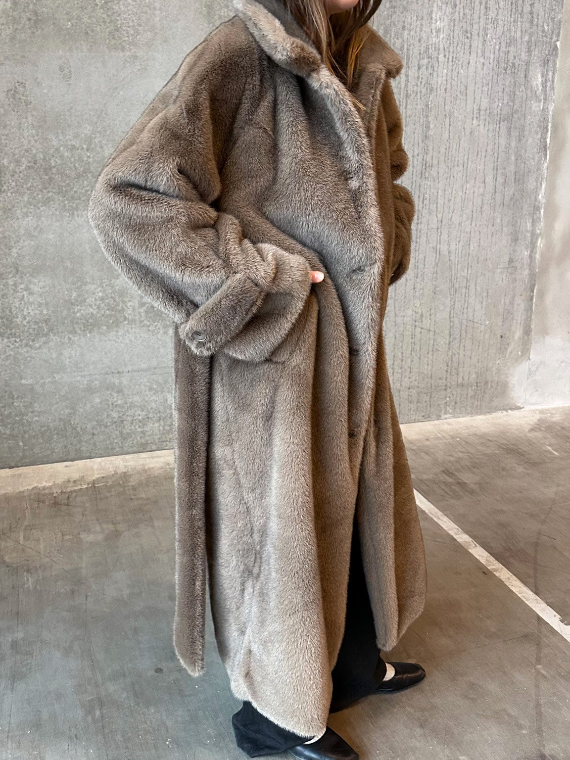 KELLY COAT - LIGHT BROWN